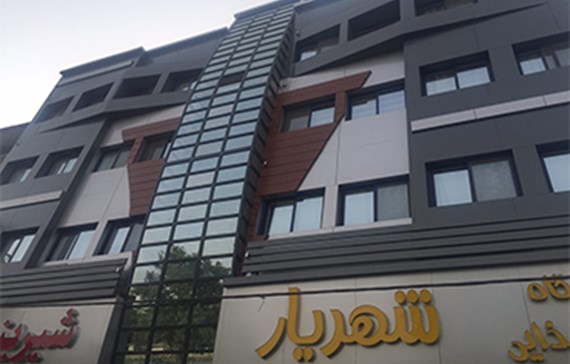 نمای کامپوزیت در مجتمع تجاری مسکونی شهریار