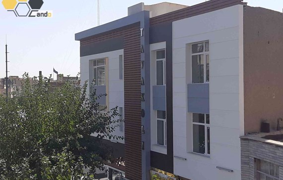 بازسازی ساختمان اداری آیت الله کاشانی با فایبر سمنت برد