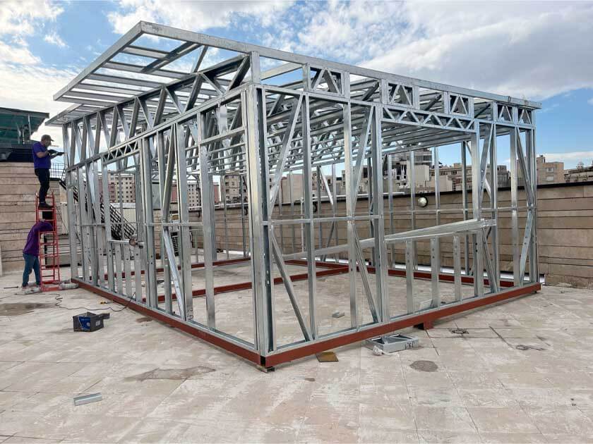 پروژه سازه با ال اس اف در قیطریه تهران