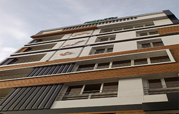 طراحی نمای کامپوزیت و ترموود ساختمان گوهر ری