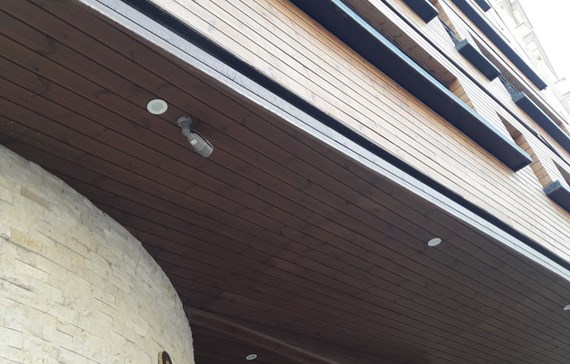 اجرای نمای ترموود در نیاوران