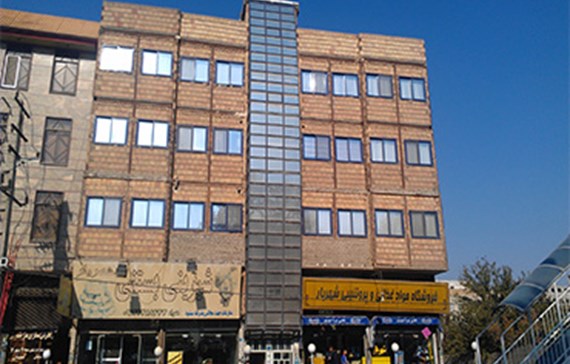 نمای کامپوزیت در مجتمع تجاری مسکونی شهریار