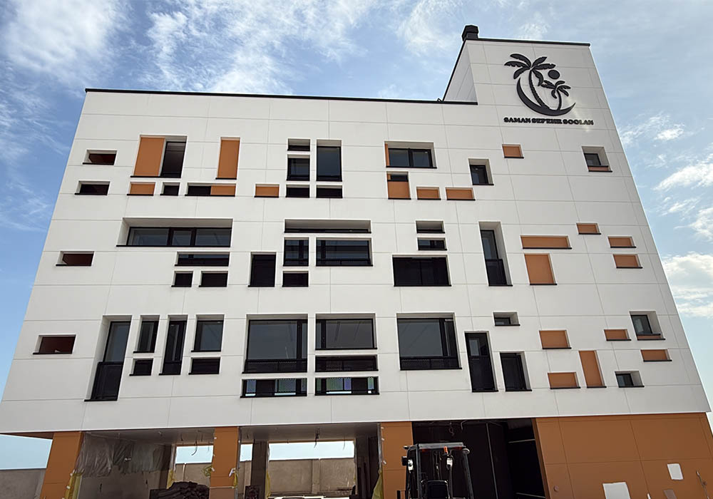 نمای پروژه اداری بندرعباس