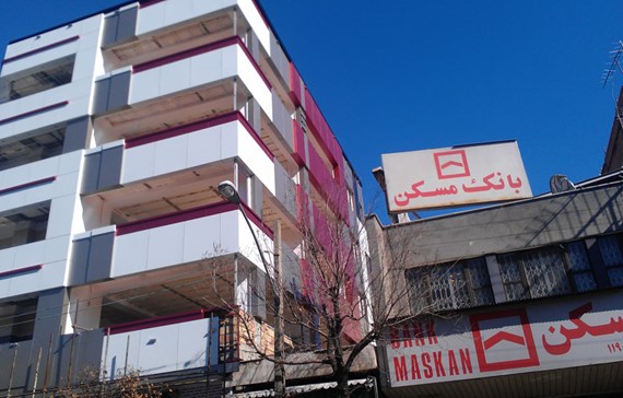 اجرای نمای کامپوزیت در پروژه تجاری اداری