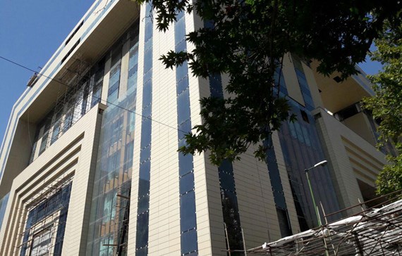 پروژه ماتیامال با نمای سمنت برد و ترموود