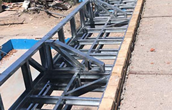 نمای ویلا با سمنت برد و بتن اکسپوز