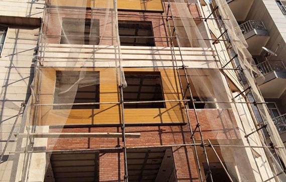 اجرای چوب ترموود بلوار فردوس