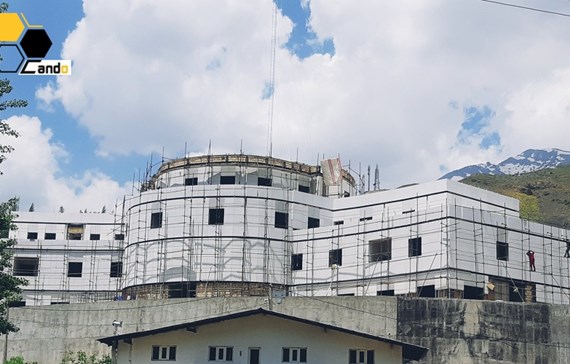 فایبر سمنت برد در نمای شهرداری شمشک