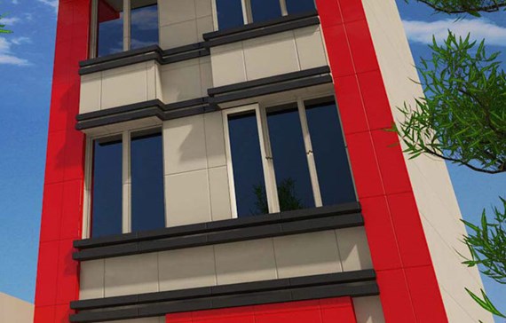 بازسازی نمای قدیمی آزمایشگاه رصد با کامپوزیت